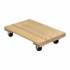 Vestil Tan Hardwood Dolly-Solid Deck 900 lb Capacity Non-Marking 16 x 24 HDOS-1624-9-NM